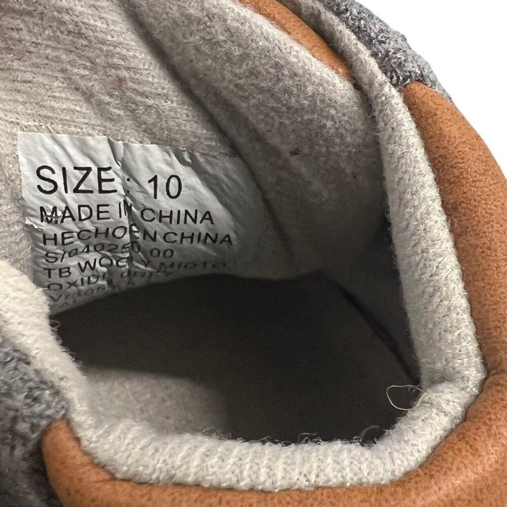 Gap Kids Sz 10 Grey Wool Sneaker Boots - Picture 8 of 10